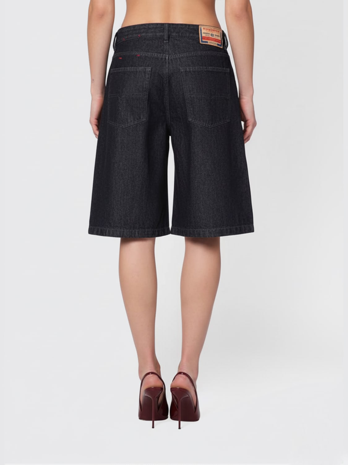 DIESEL SHORT: Short femme Diesel, Gris - Img 3