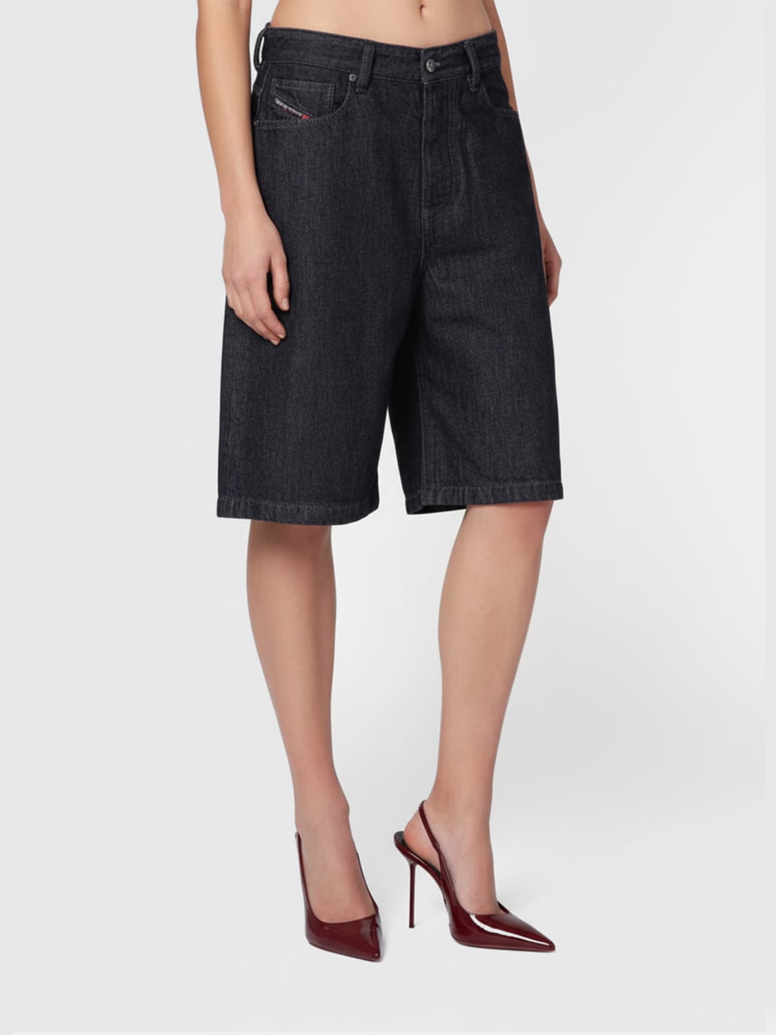 DIESEL SHORT: Short femme Diesel, Gris - Img 4