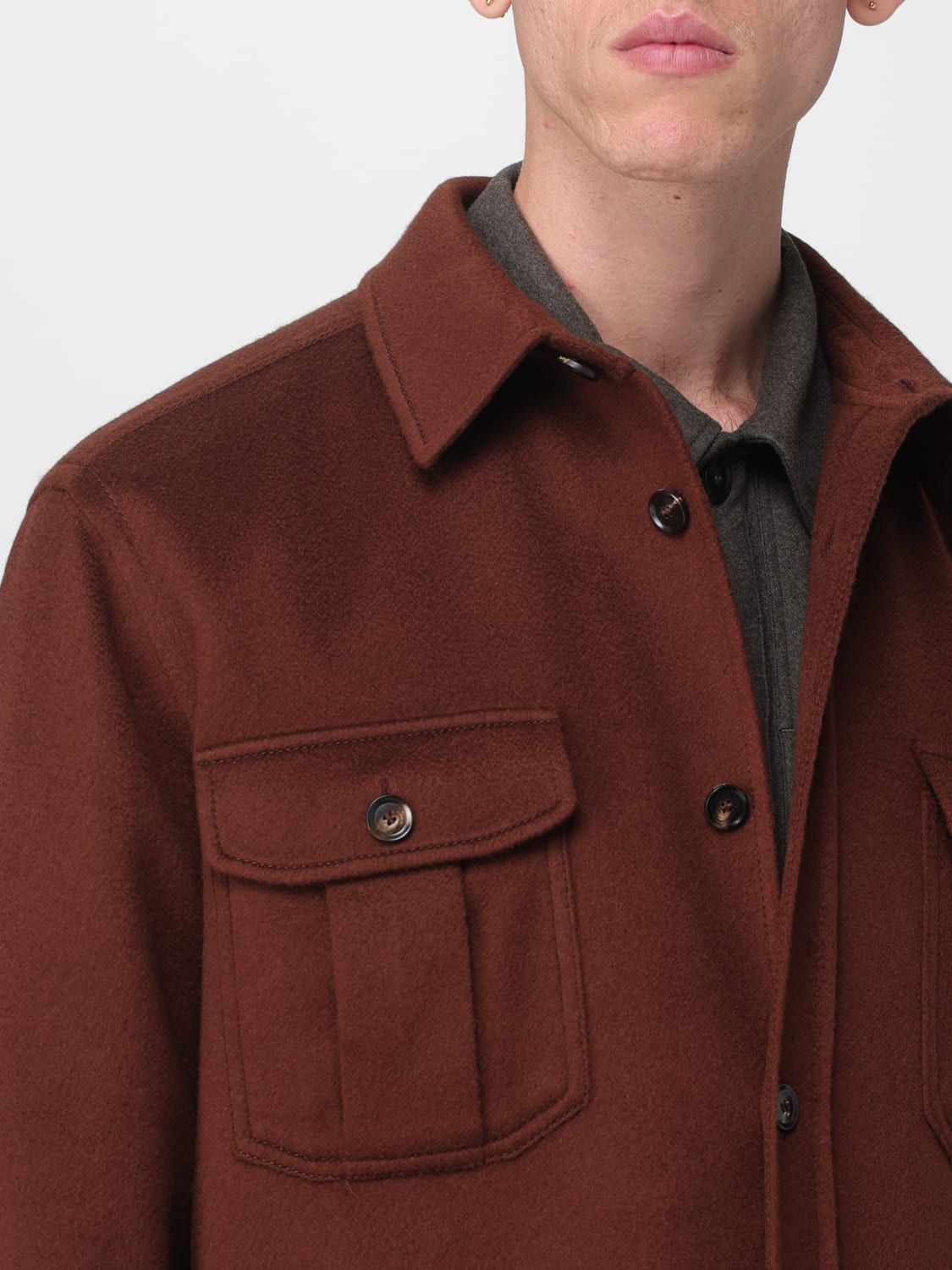 BRIONI JACKET: Jacket men Brioni, Brown - Img 5