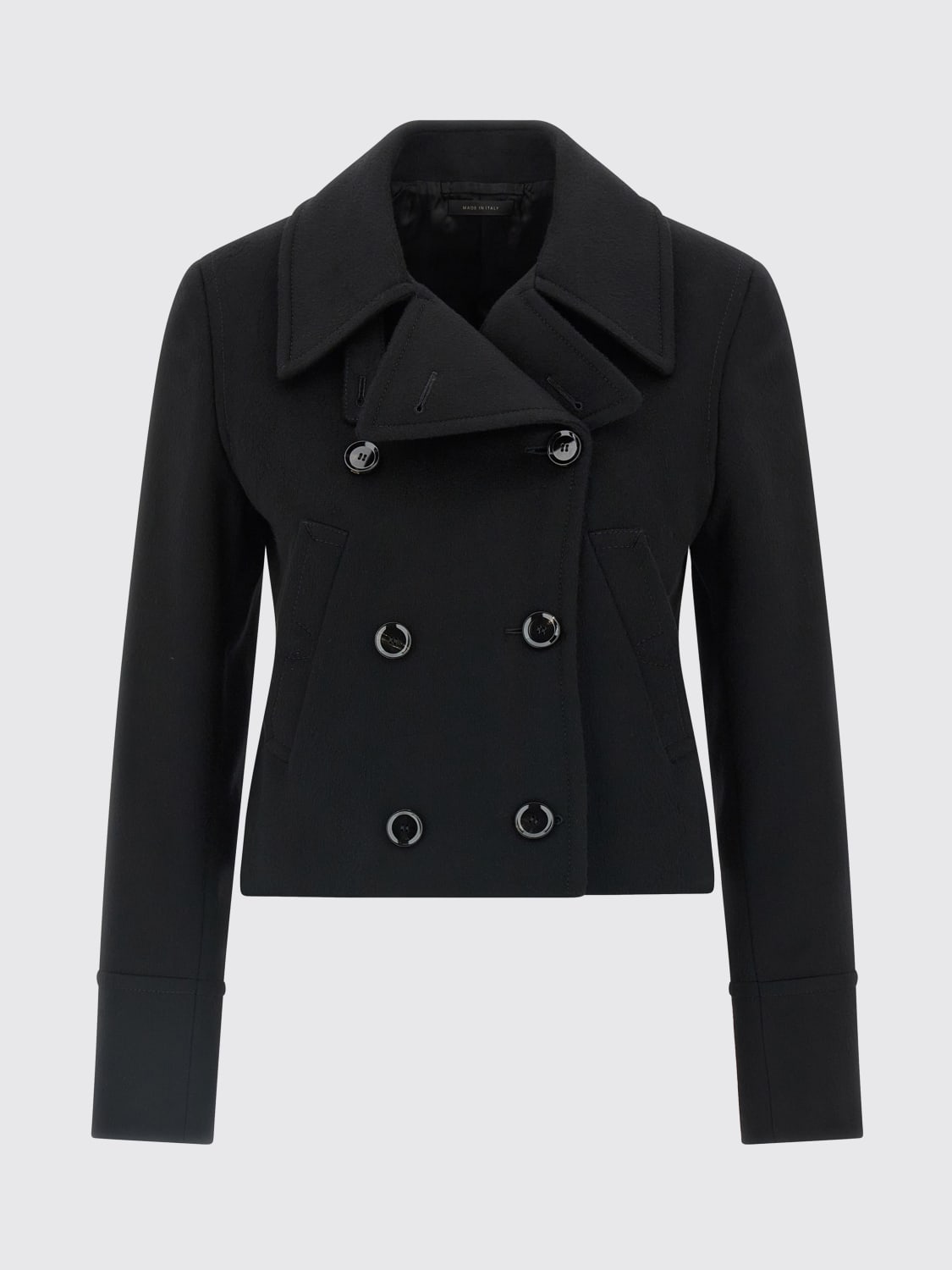 BRIONI CAPPOTTO: Cappotto a doppiopetto in cashmere Brioni, Nero - Img 1