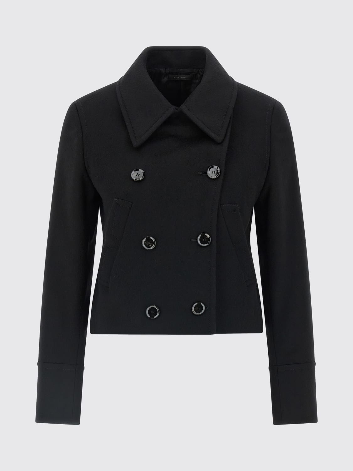 BRIONI CAPPOTTO: Cappotto a doppiopetto in cashmere Brioni, Nero - Img 3