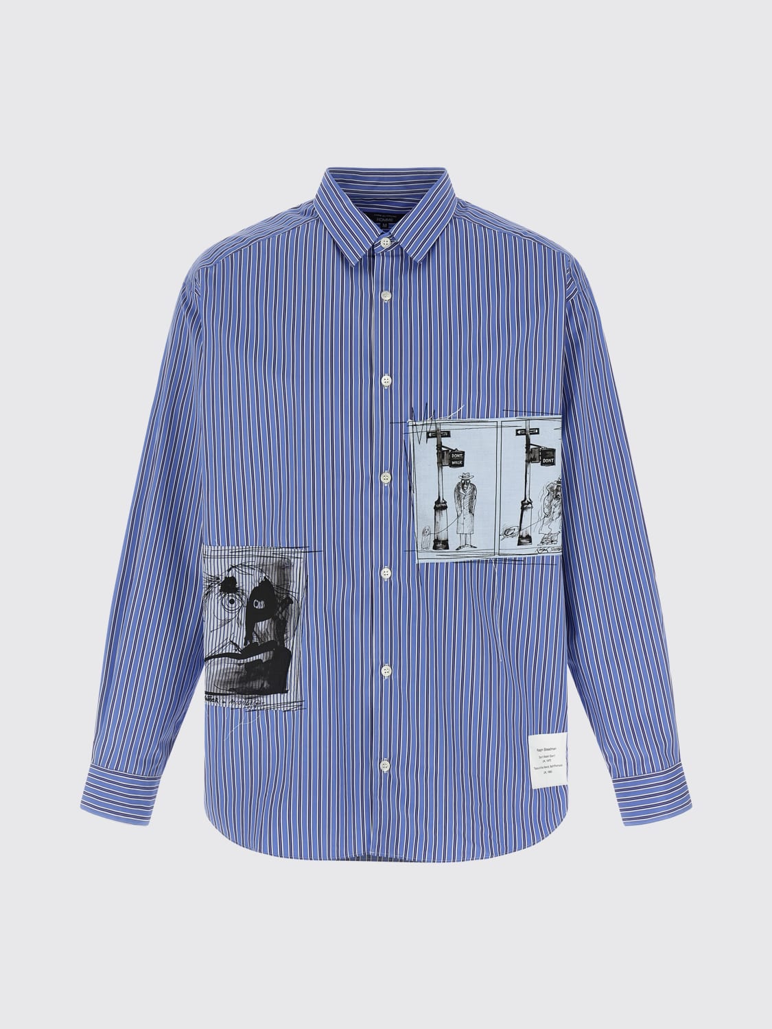 COMME DES GARÇONS CAMISA: Camisa hombre Comme Des Garçons, Azul Oscuro - Img 1