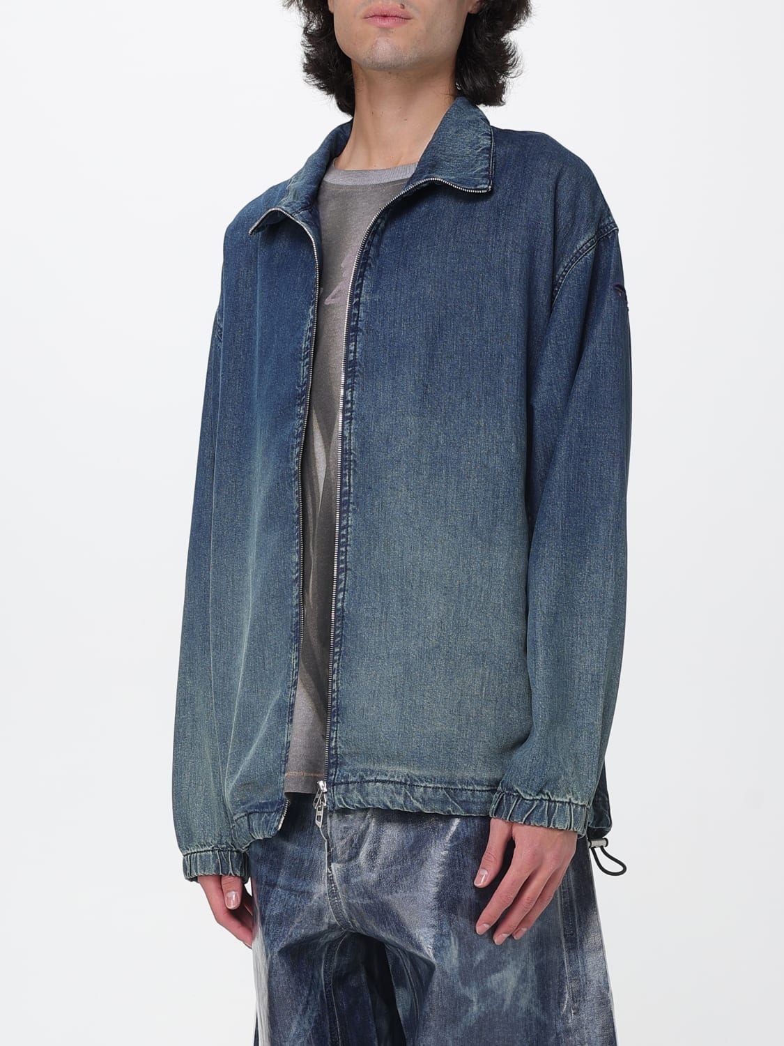 DIESEL JACKE: Jacke herren Diesel, Blau - Img 4