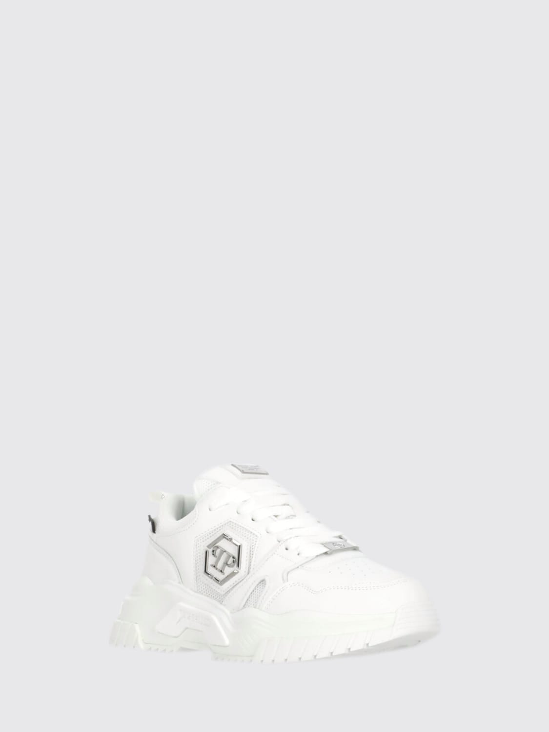 PHILIPP PLEIN SNEAKERS: Schuhe herren Philipp Plein, Weiß - Img 2