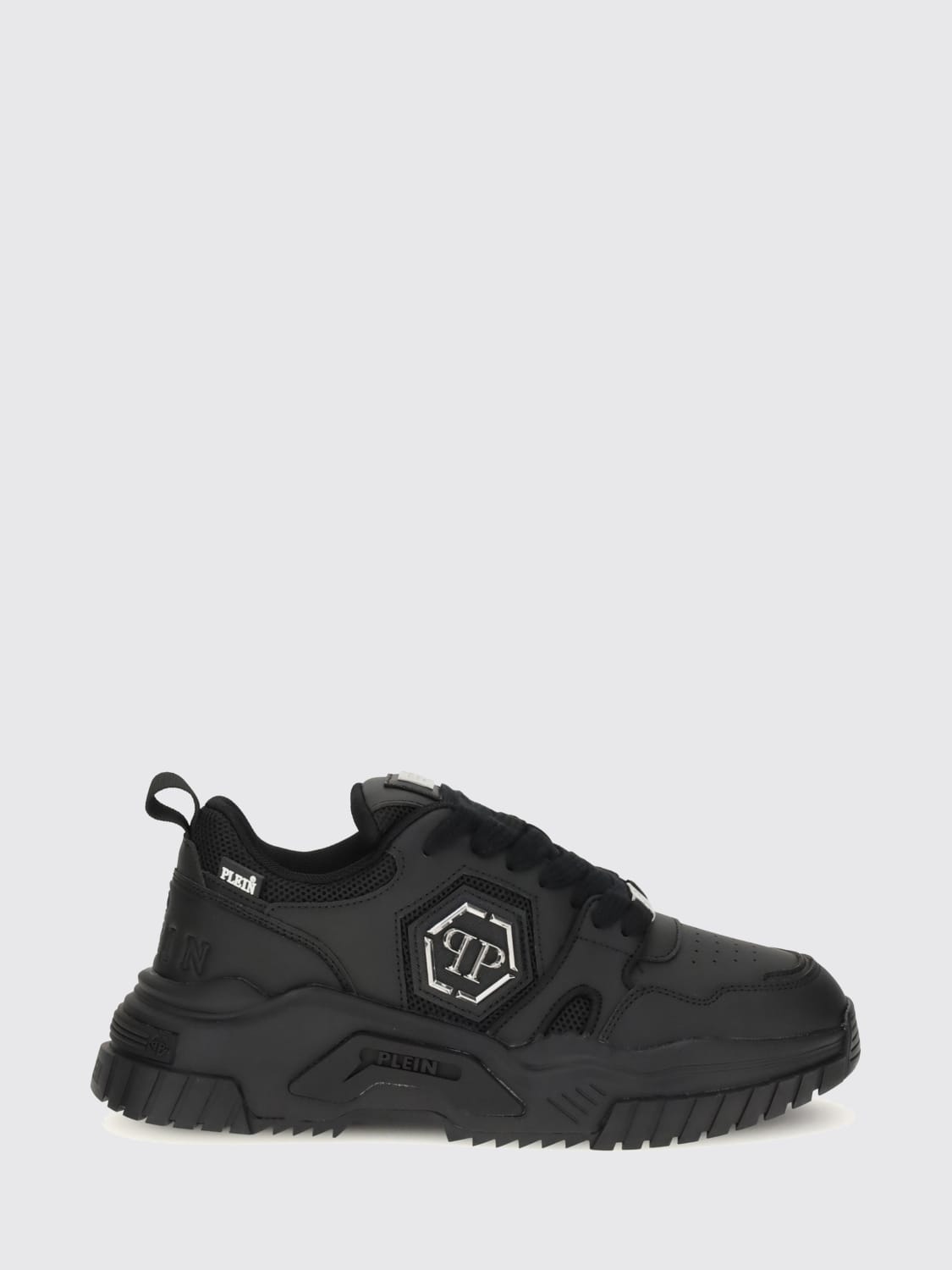 PHILIPP PLEIN SNEAKERS: Shoes men Philipp Plein, Black - Img 1