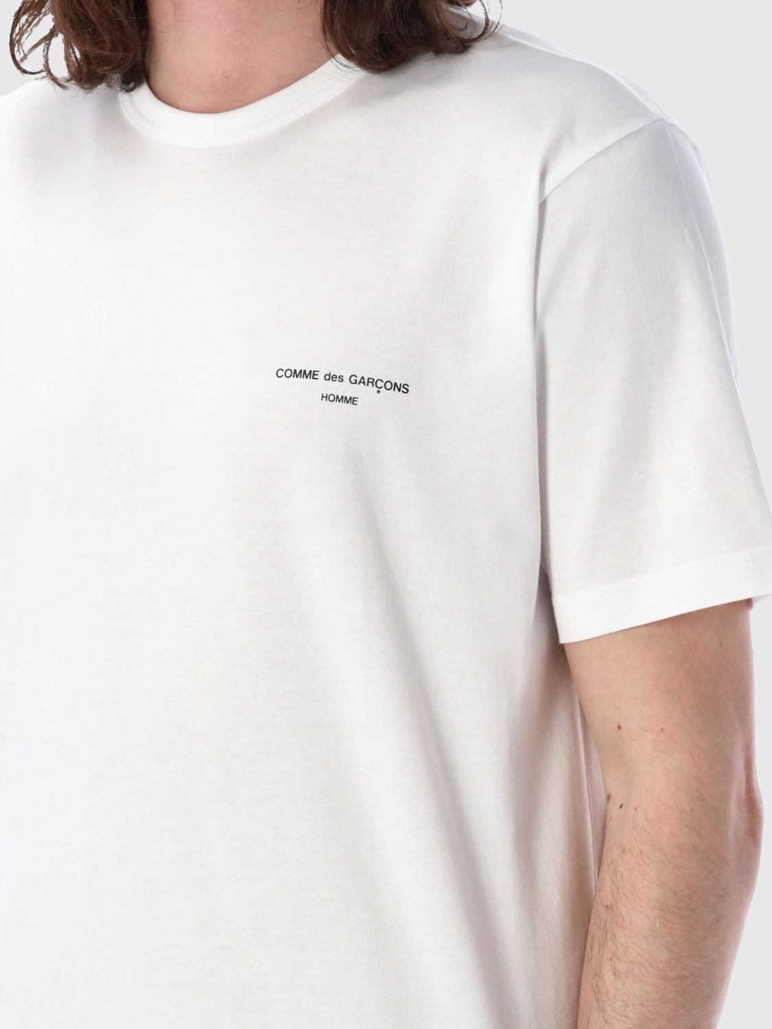 COMME DES GARÇONS T-SHIRT: T-shirt homme Comme Des Garçons, Blanc 1 - Img 3