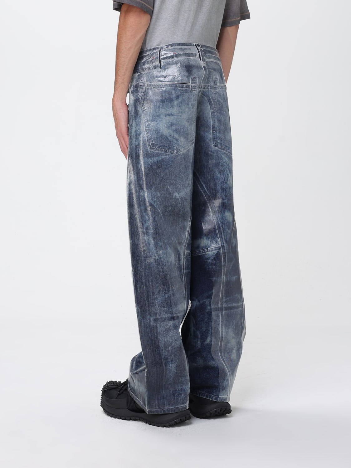 DIESEL JEANS: Jeans hombre Diesel, Azul Oscuro - Img 3