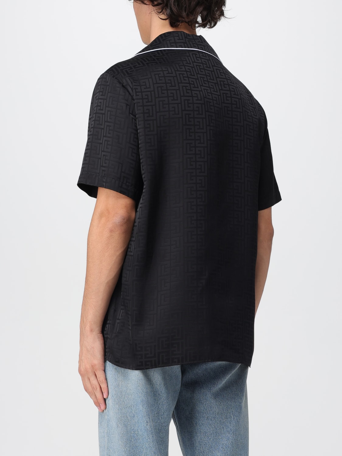 BALMAIN HEMD: Hemd herren Balmain, Schwarz - Img 3