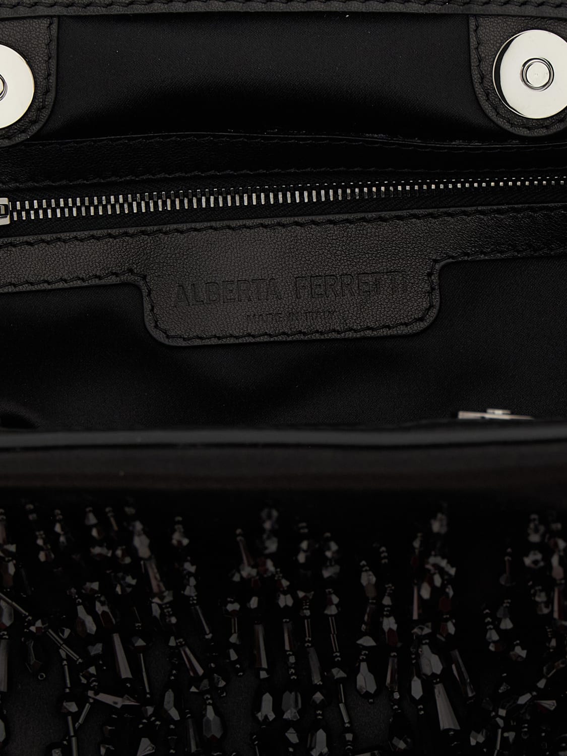 ALBERTA FERRETTI 手拿包: 手提包 女士 Alberta Ferretti, 黑色 - Img 4