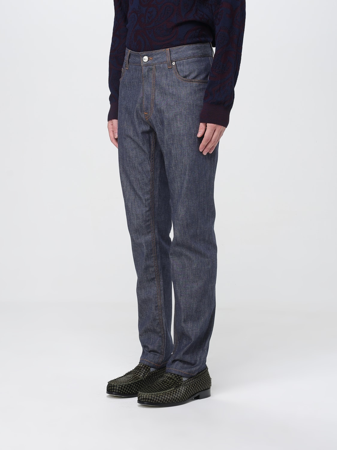 ETRO JEANS: Jeans men Etro, Denim - Img 4