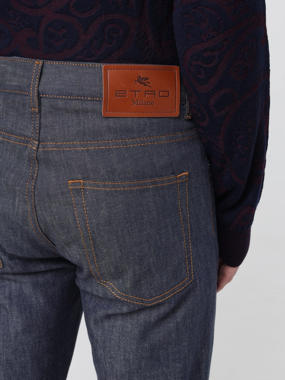 ETRO JEANS: Jeans men Etro, Denim - Img 5