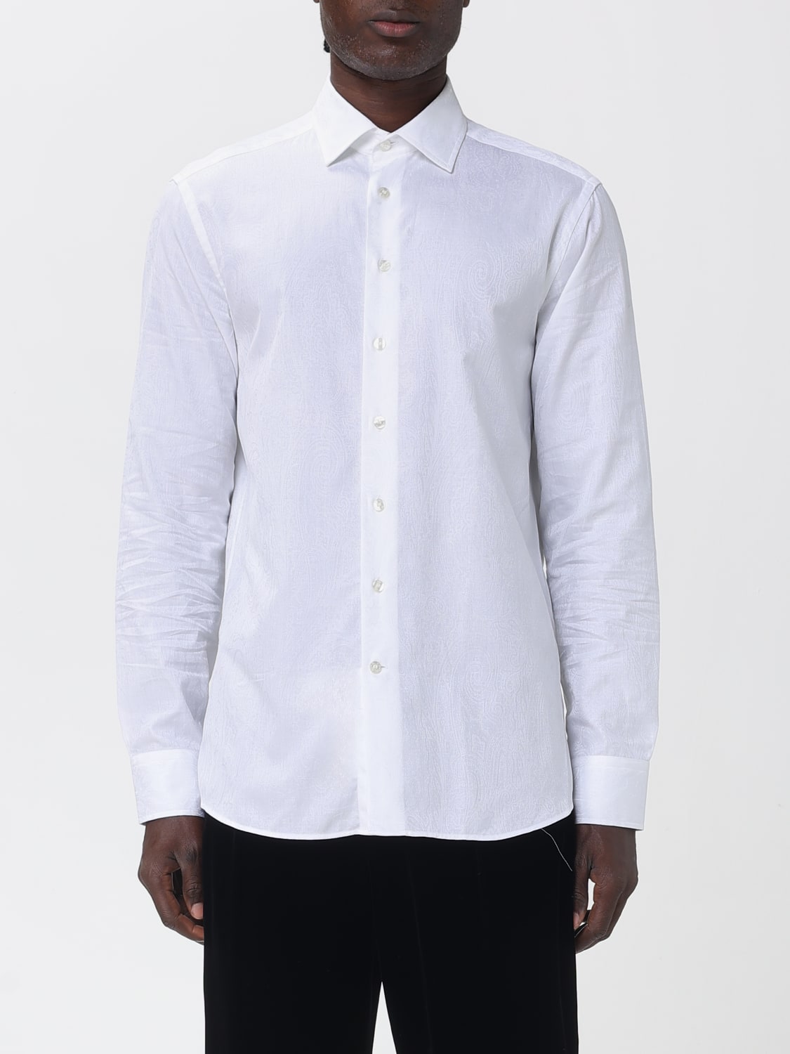 ETRO HEMD: Hemd herren Etro, Weiß - Img 1