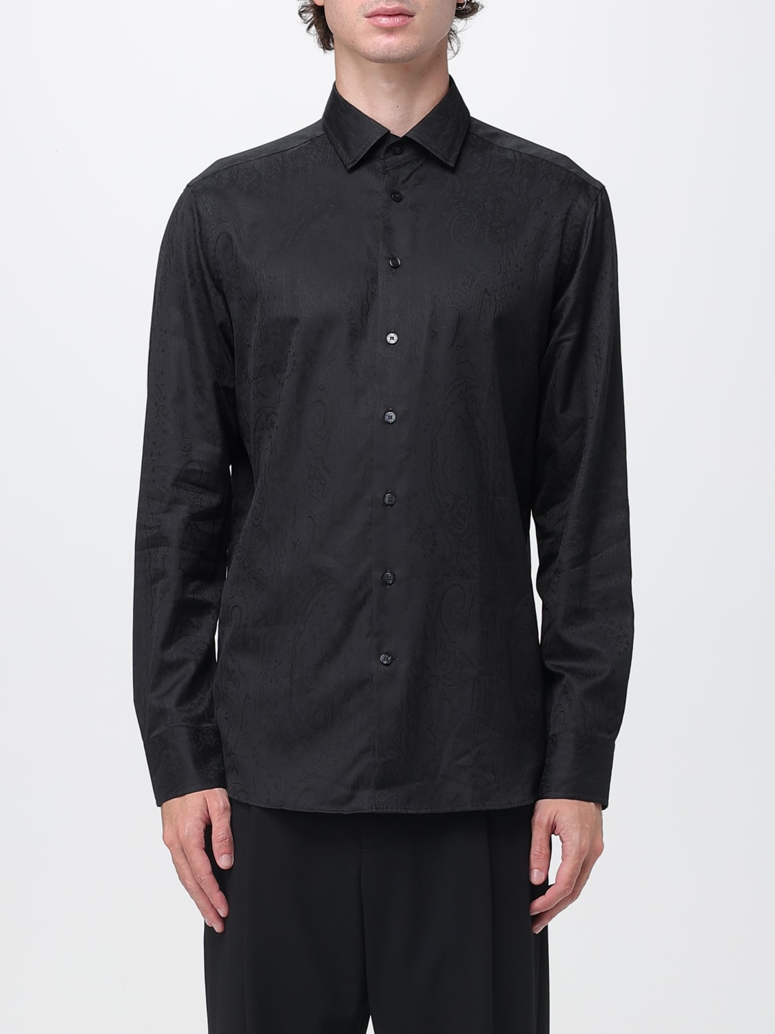 ETRO SHIRT: Shirt men Etro, Black - Img 1
