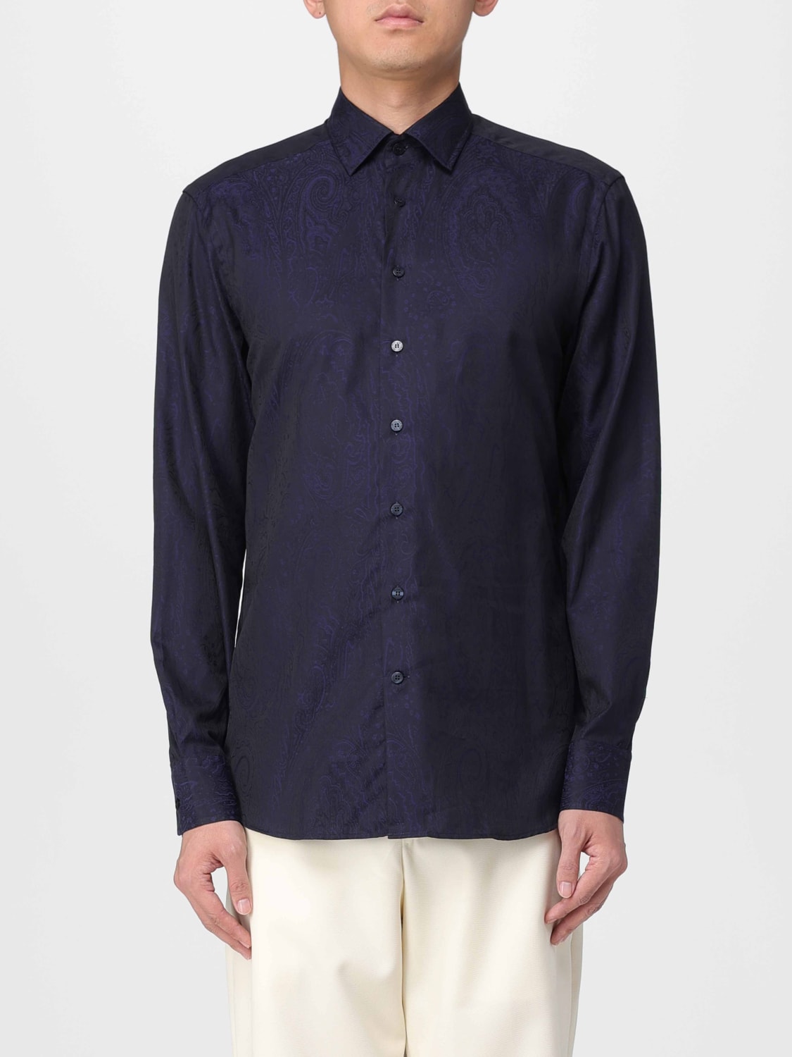 ETRO HEMD: Hemd herren Etro, Blau - Img 1