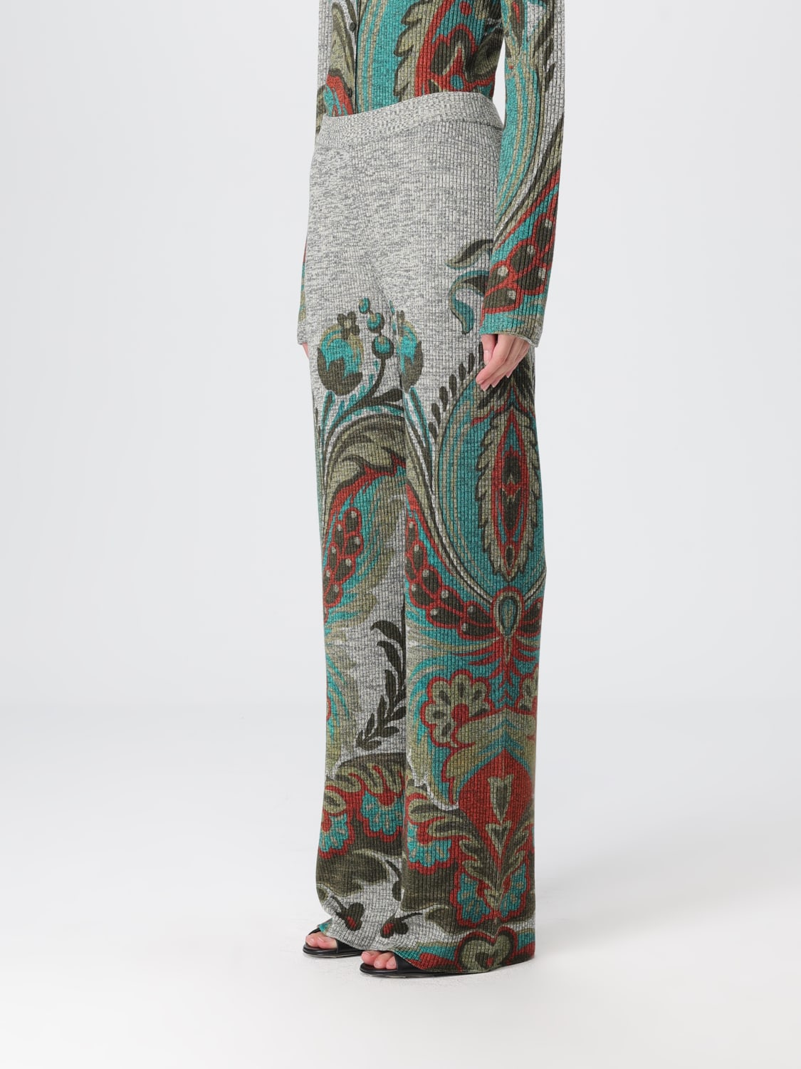 ETRO PANTS: Pants woman Etro, Multicolor - Img 4