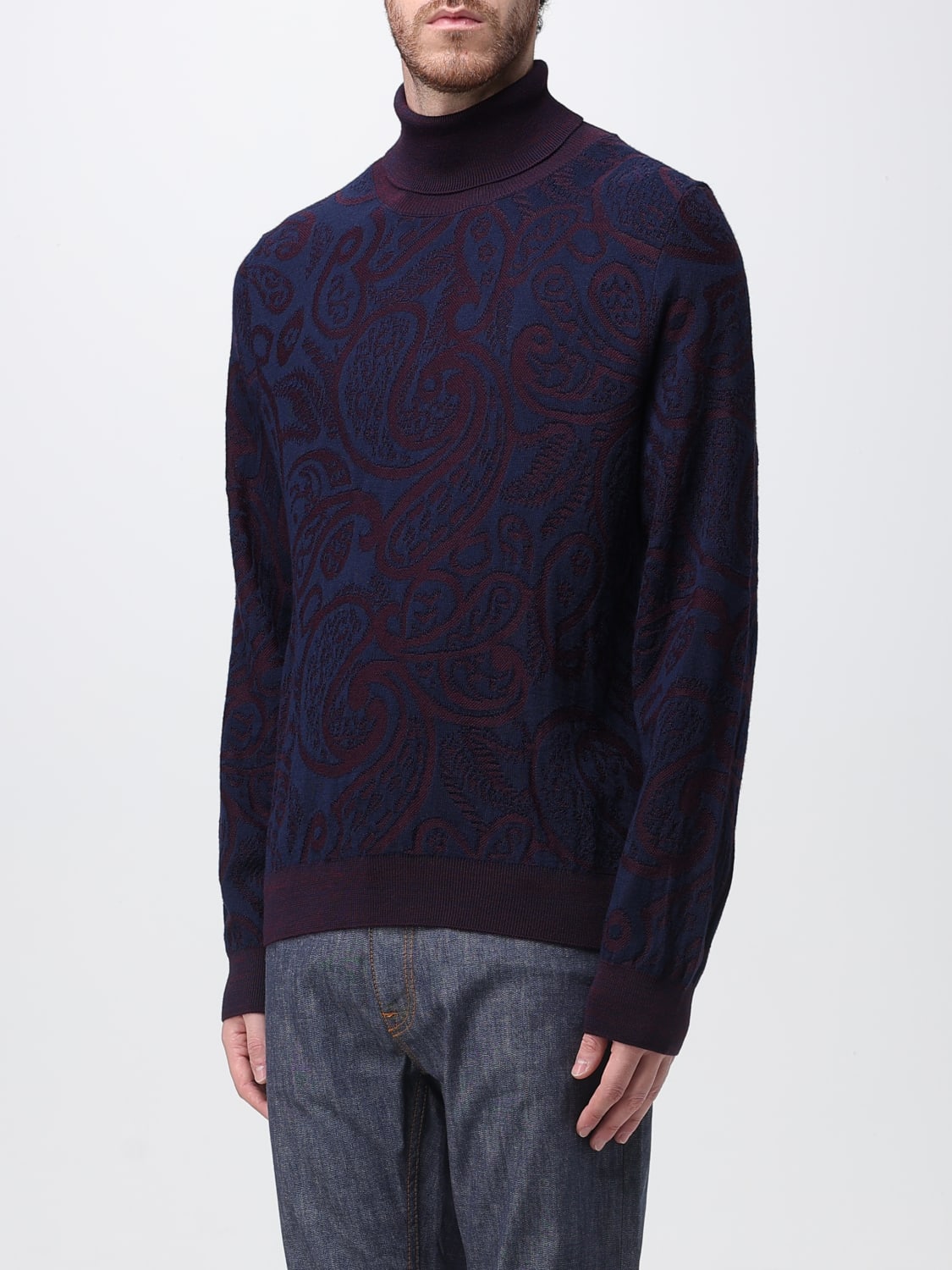 ETRO SWEATER: Sweatshirt men Etro, Multicolor - Img 4