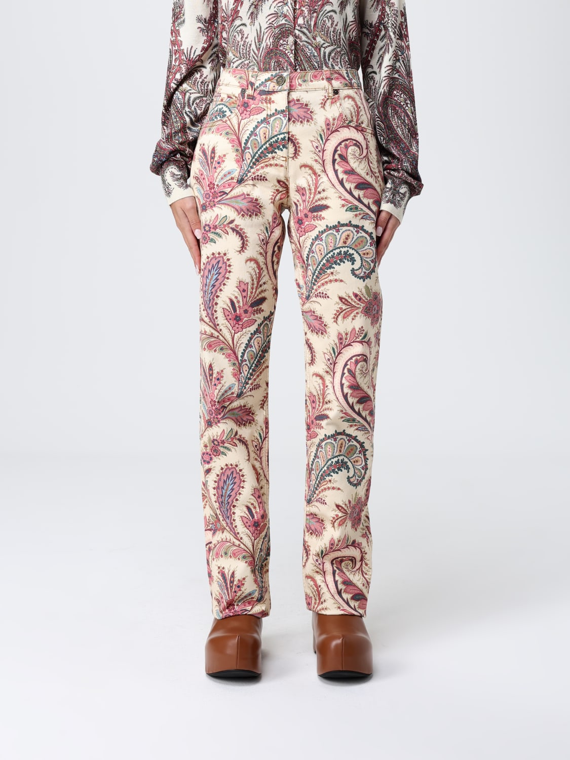 ETRO JEANS: Jeans woman Etro, Multicolor - Img 1