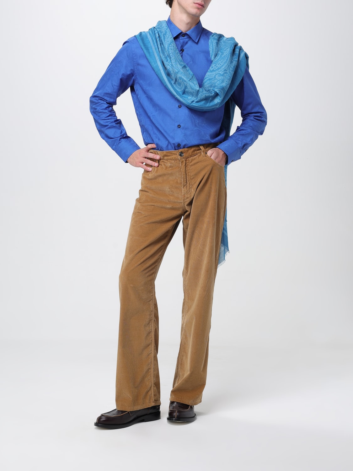 ETRO SHIRT: Shirt men Etro, Blue - Img 2