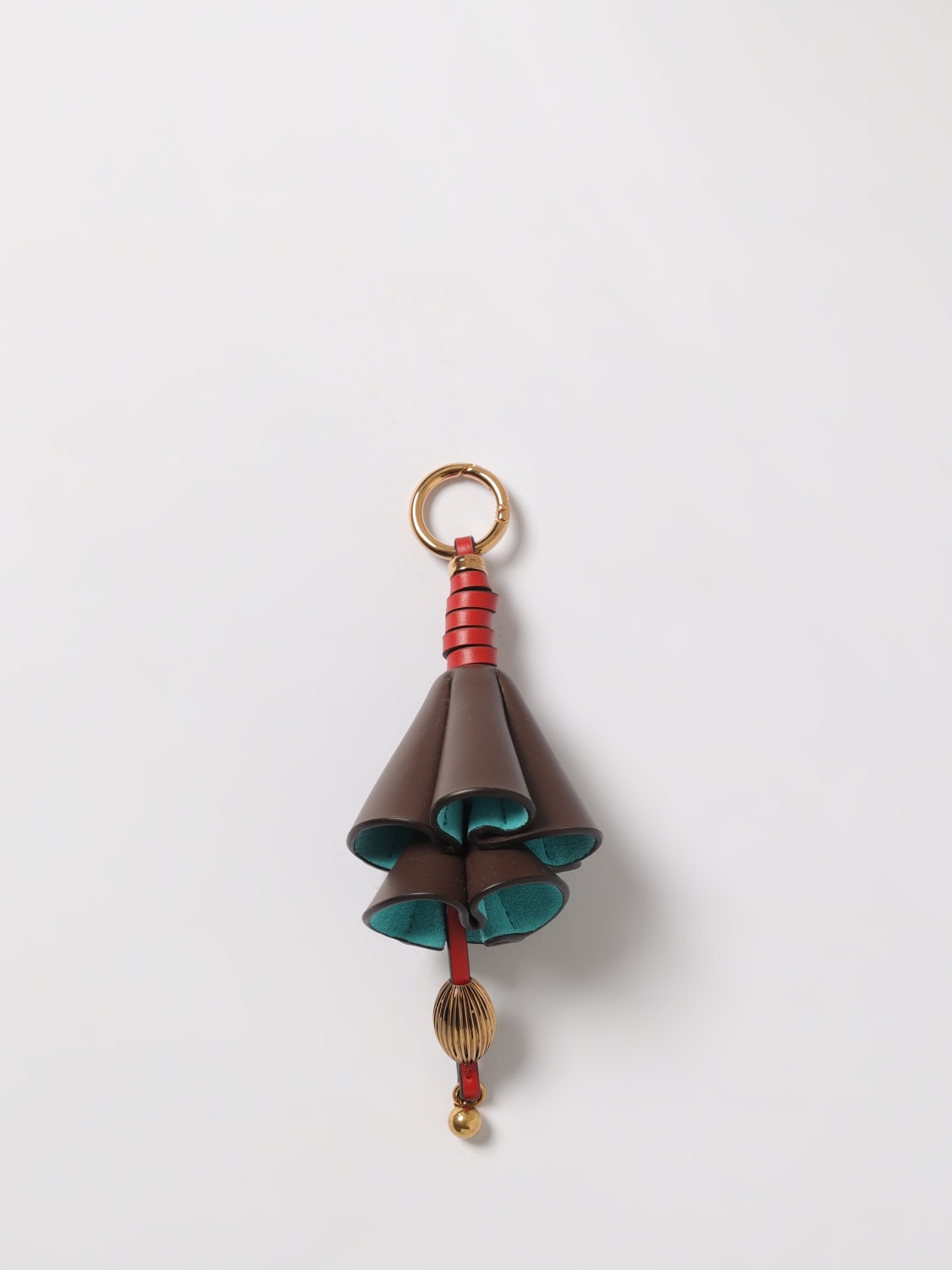 ETRO KEY CHAIN: Key chain woman Etro, Brown - Img 1