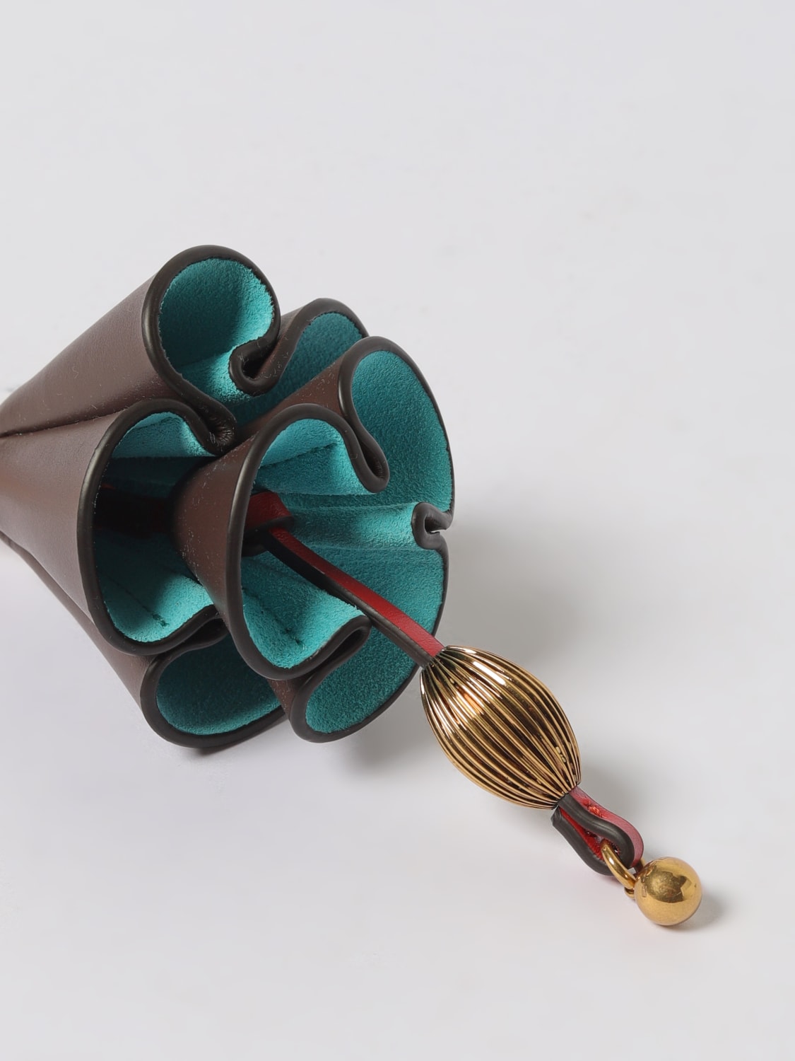 ETRO KEY CHAIN: Key chain woman Etro, Brown - Img 2