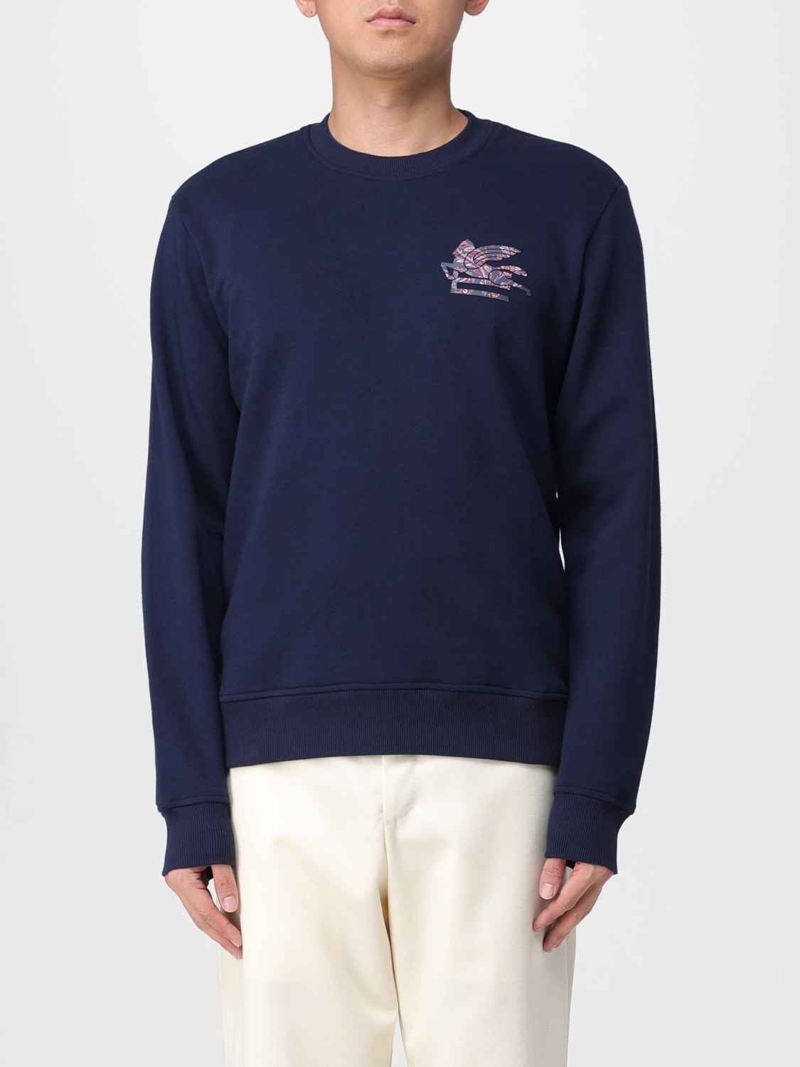 ETRO SWEATSHIRT: Sweatshirt men Etro, Blue - Img 1