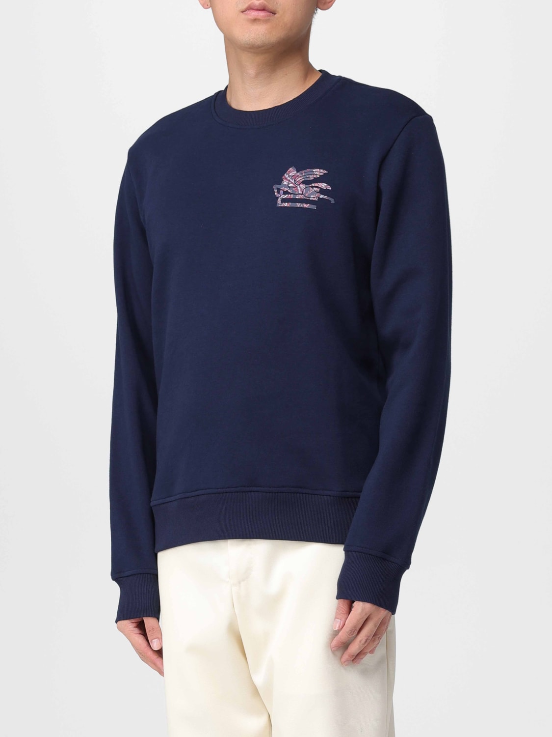 ETRO SWEATSHIRT: Sweatshirt men Etro, Blue - Img 4