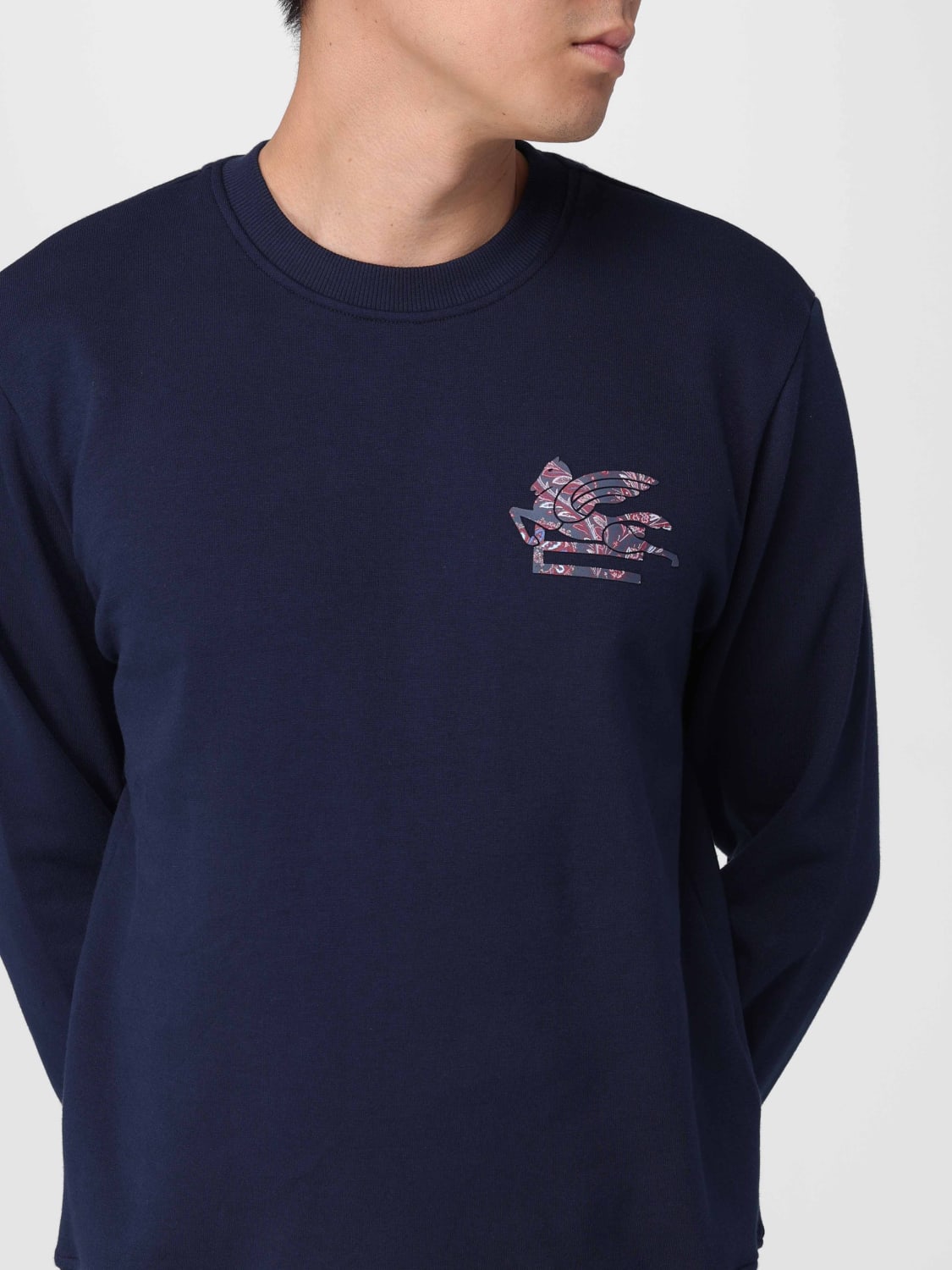 ETRO SWEATSHIRT: Sweatshirt men Etro, Blue - Img 5