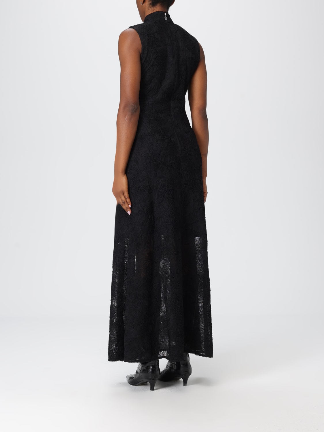 ROTATE DRESS: Dress woman Rotate, Black - Img 3