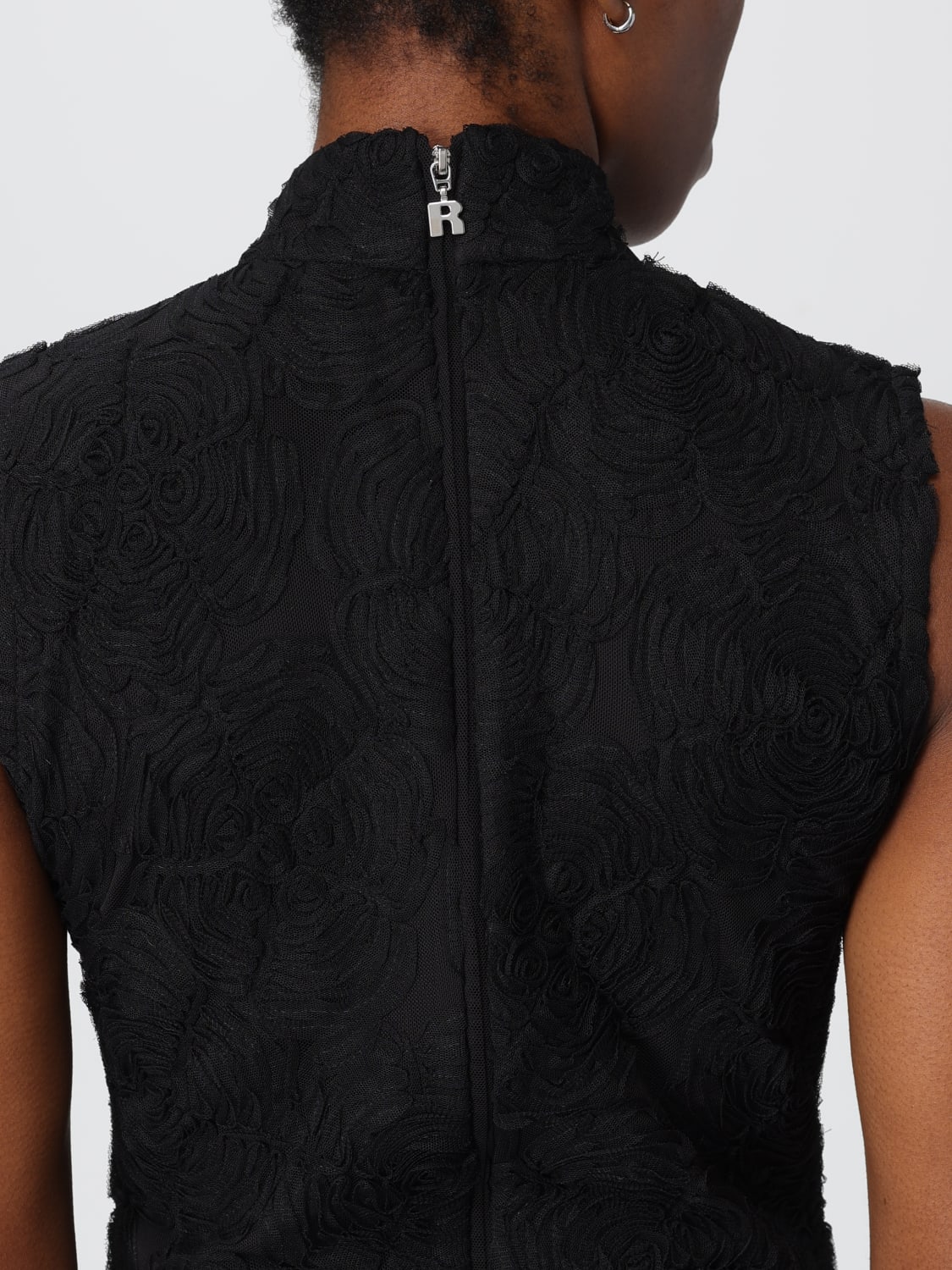 ROTATE DRESS: Dress woman Rotate, Black - Img 4