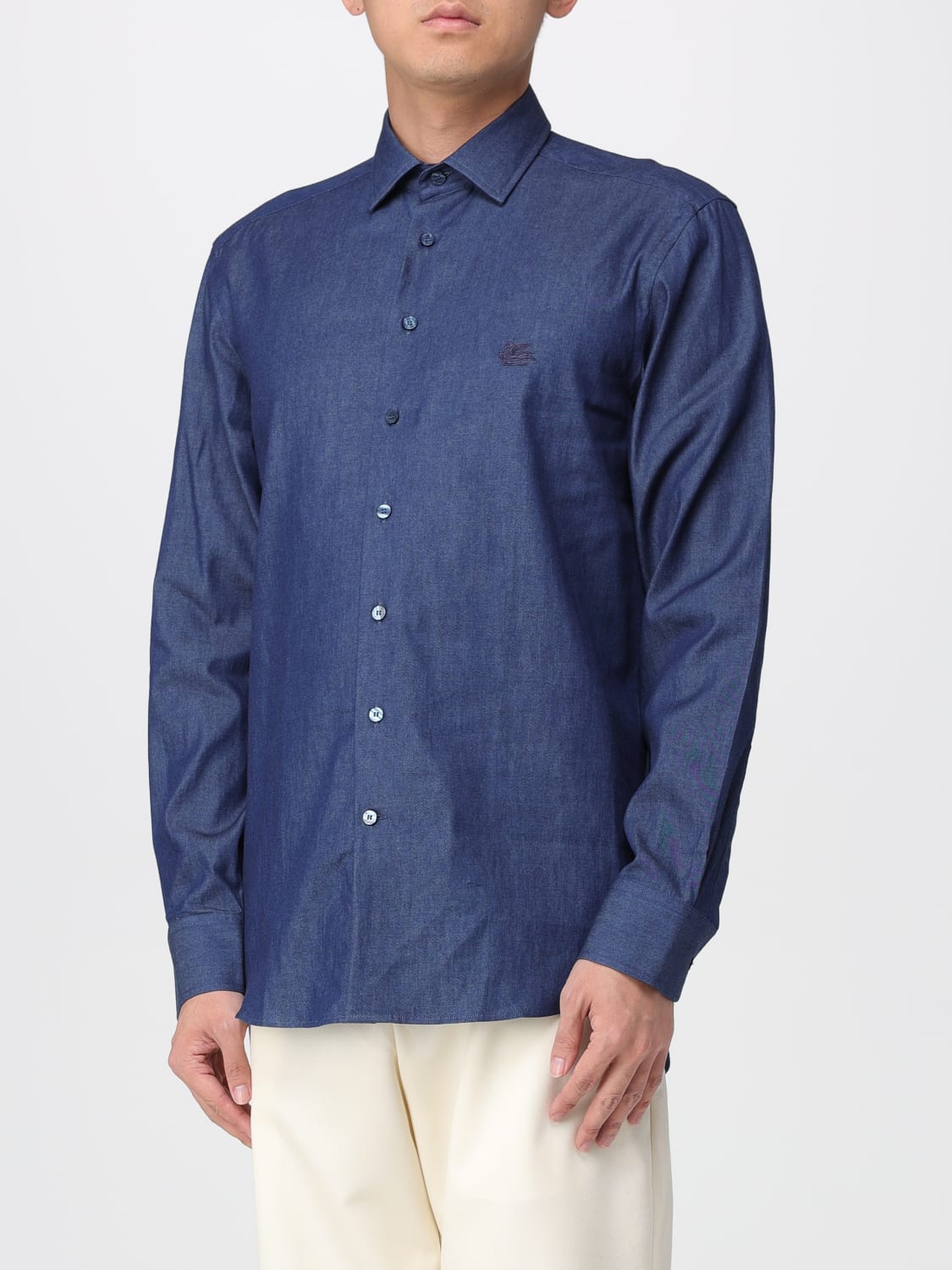 ETRO 衬衫: 衬衫 男士 Etro, 白色 - Img 4