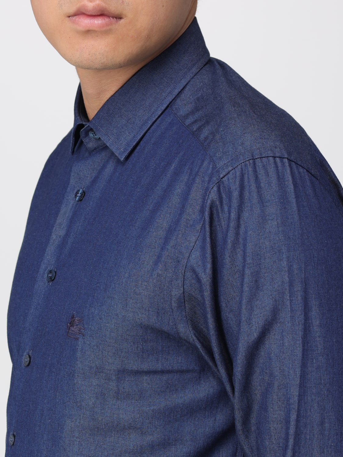 ETRO 衬衫: 衬衫 男士 Etro, 白色 - Img 5