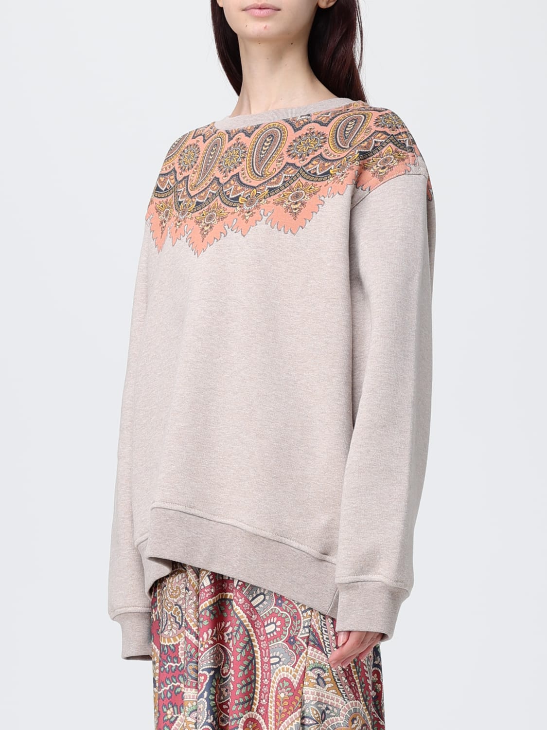 ETRO SWEATSHIRT: Sweatshirt woman Etro, Multicolor - Img 4
