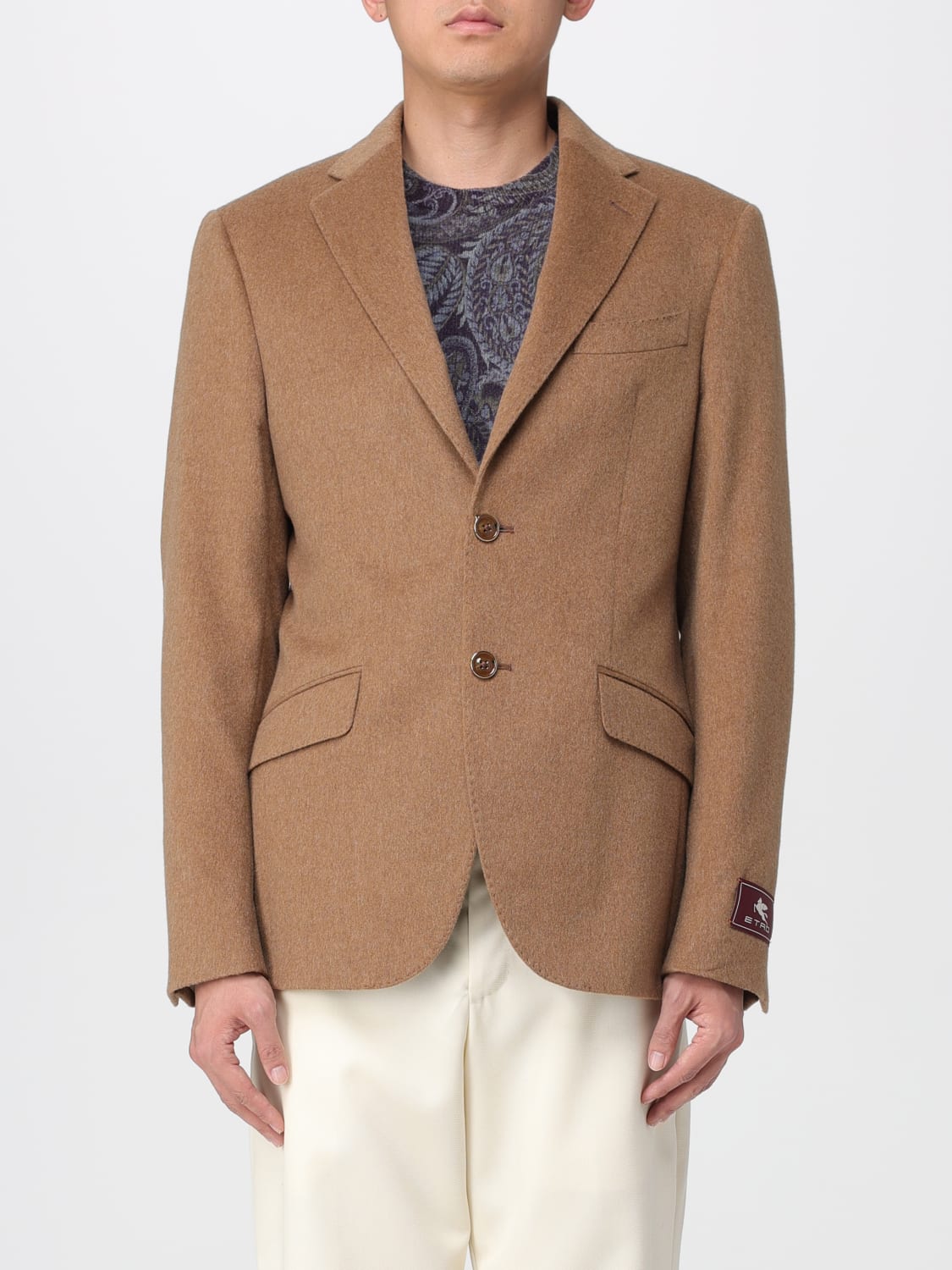 ETRO JACKET: Blazer men Etro, Brown - Img 1