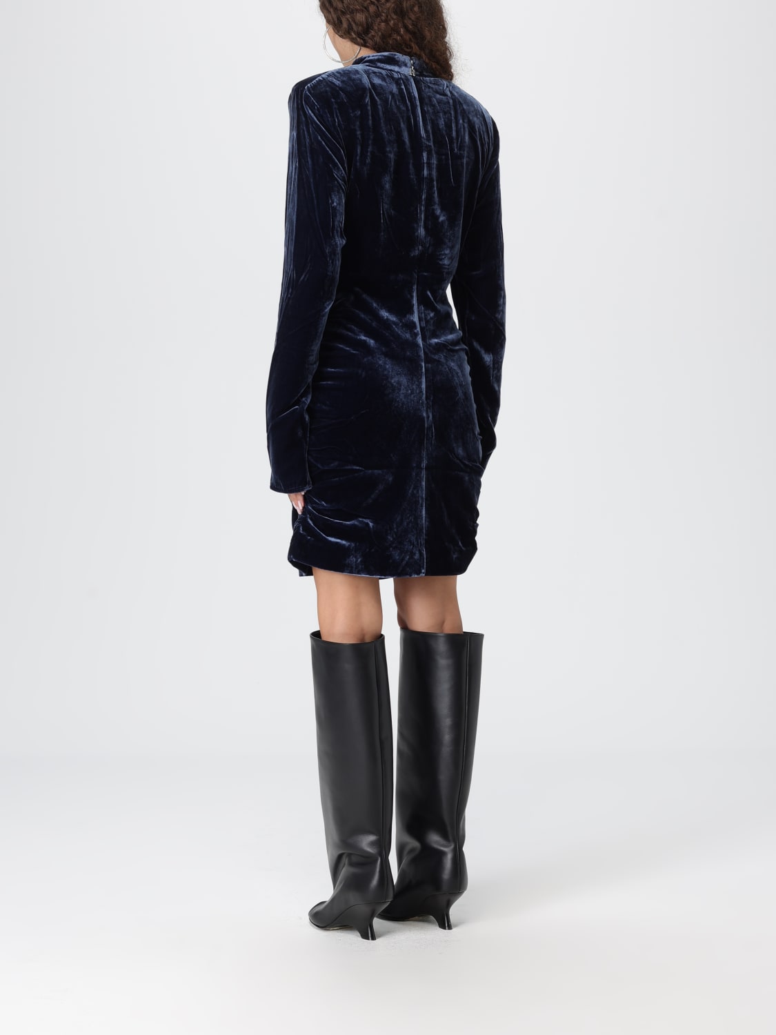 ROTATE DRESS: Dress woman Rotate, Charcoal - Img 2