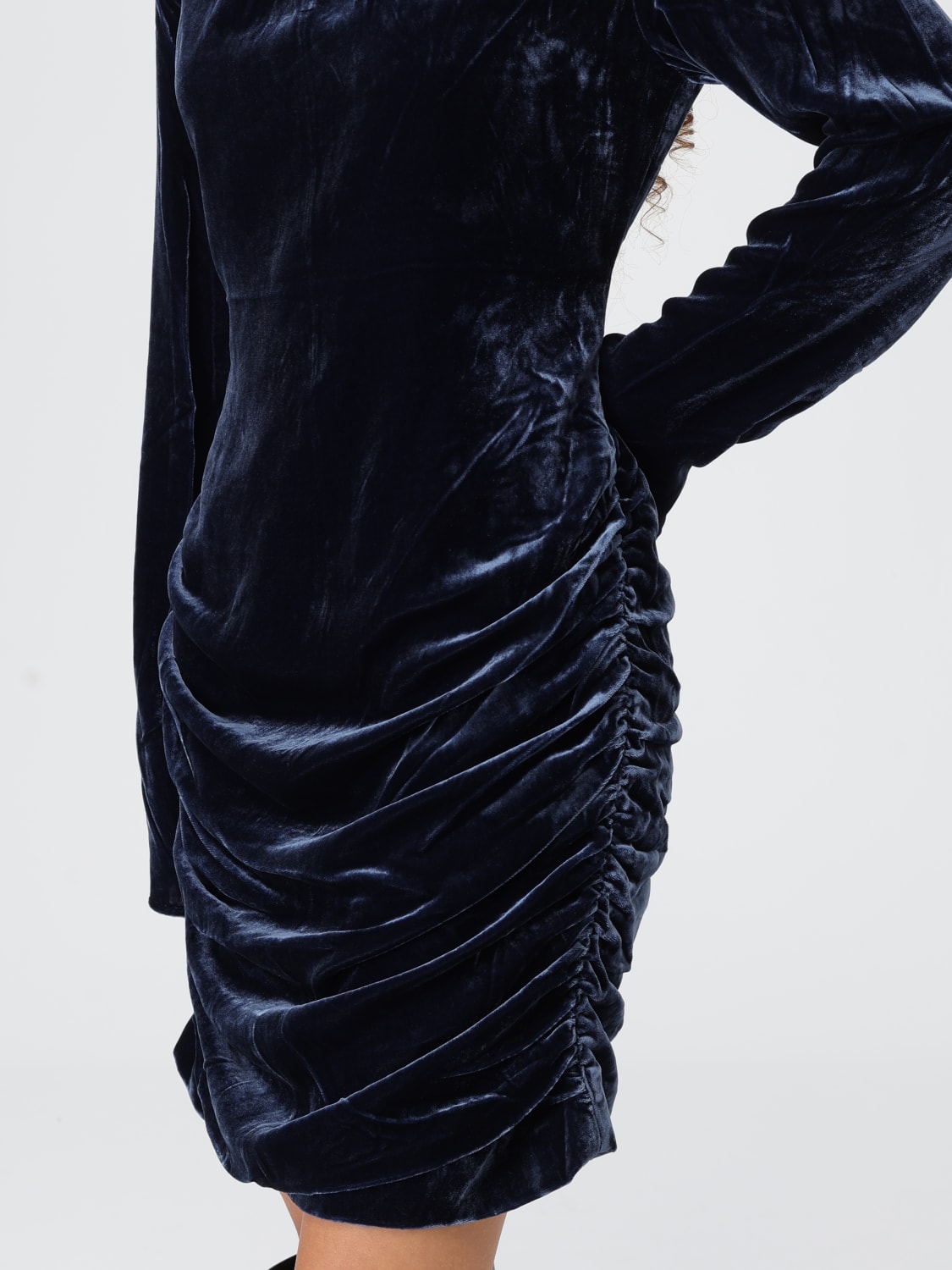 ROTATE DRESS: Dress woman Rotate, Charcoal - Img 3