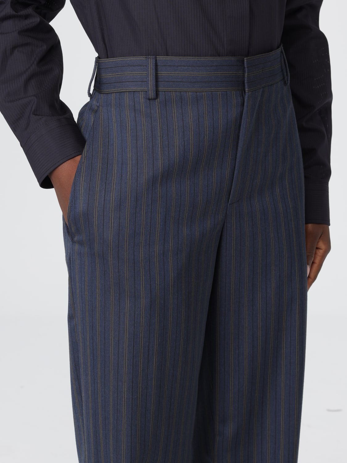 MOSCHINO COUTURE PANTALON: Pantalon femme Moschino Couture, Bleu - Img 5