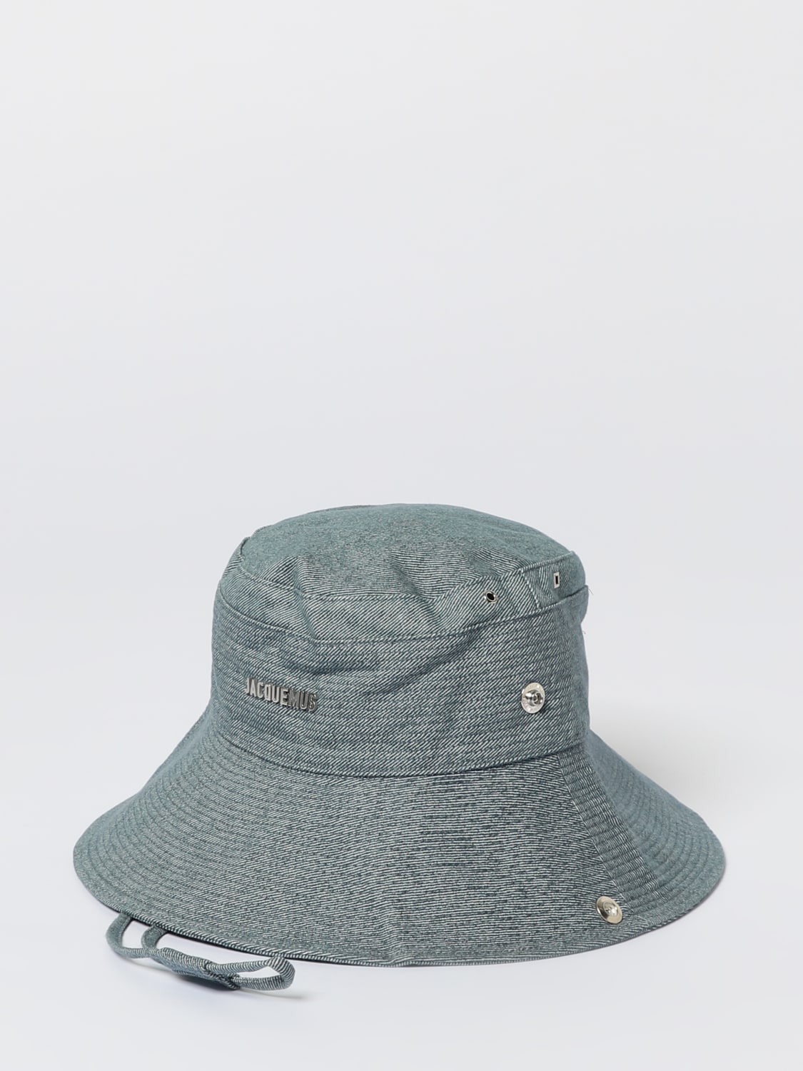 JACQUEMUS CAPPELLO: Cappello Jacquemus in denim di cotone , Blue - Img 1