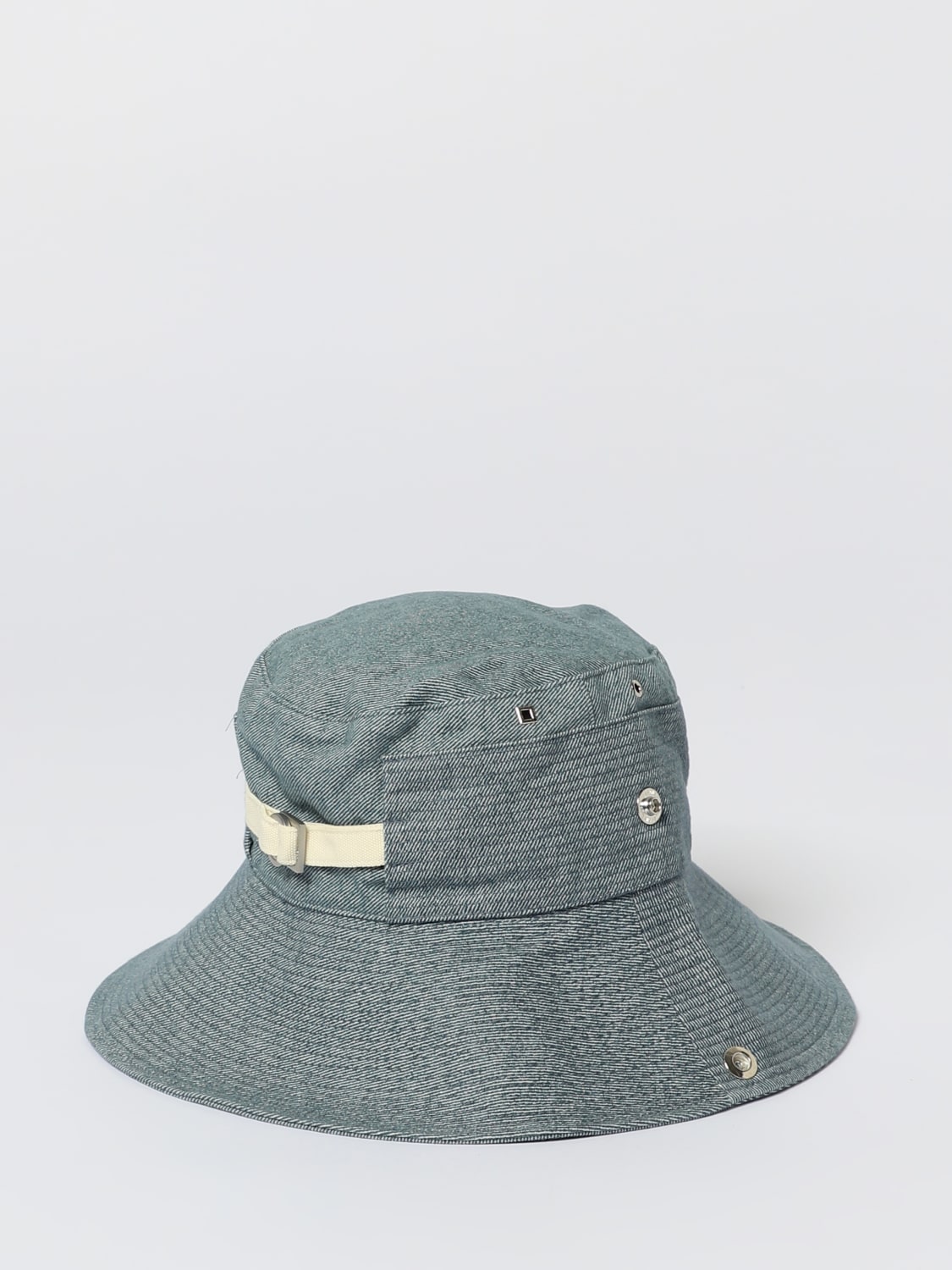 JACQUEMUS CAPPELLO: Cappello Jacquemus in denim di cotone , Blue - Img 2