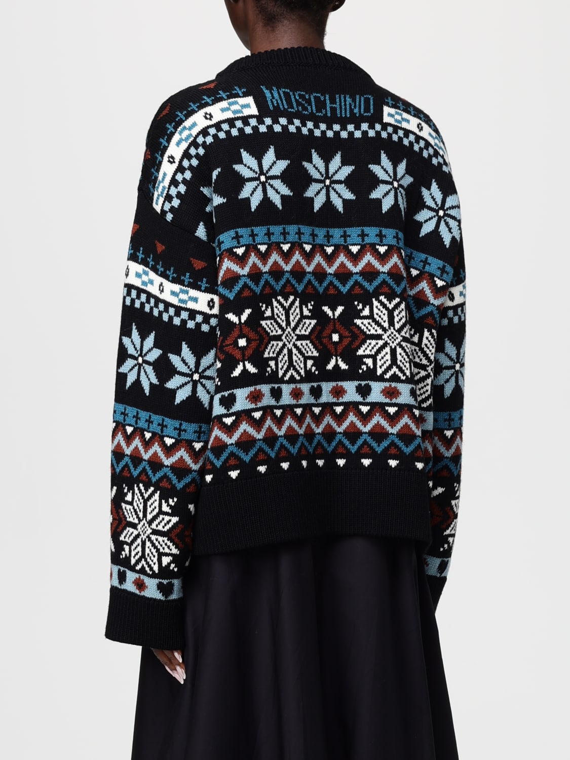 MOSCHINO COUTURE JERSEY: Cárdigan mujer Moschino Couture, Negro - Img 3