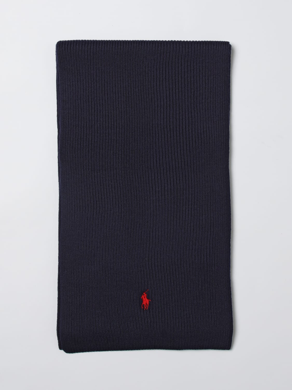 POLO RALPH LAUREN SCARF: Scarf men Polo Ralph Lauren, Blue - Img 1