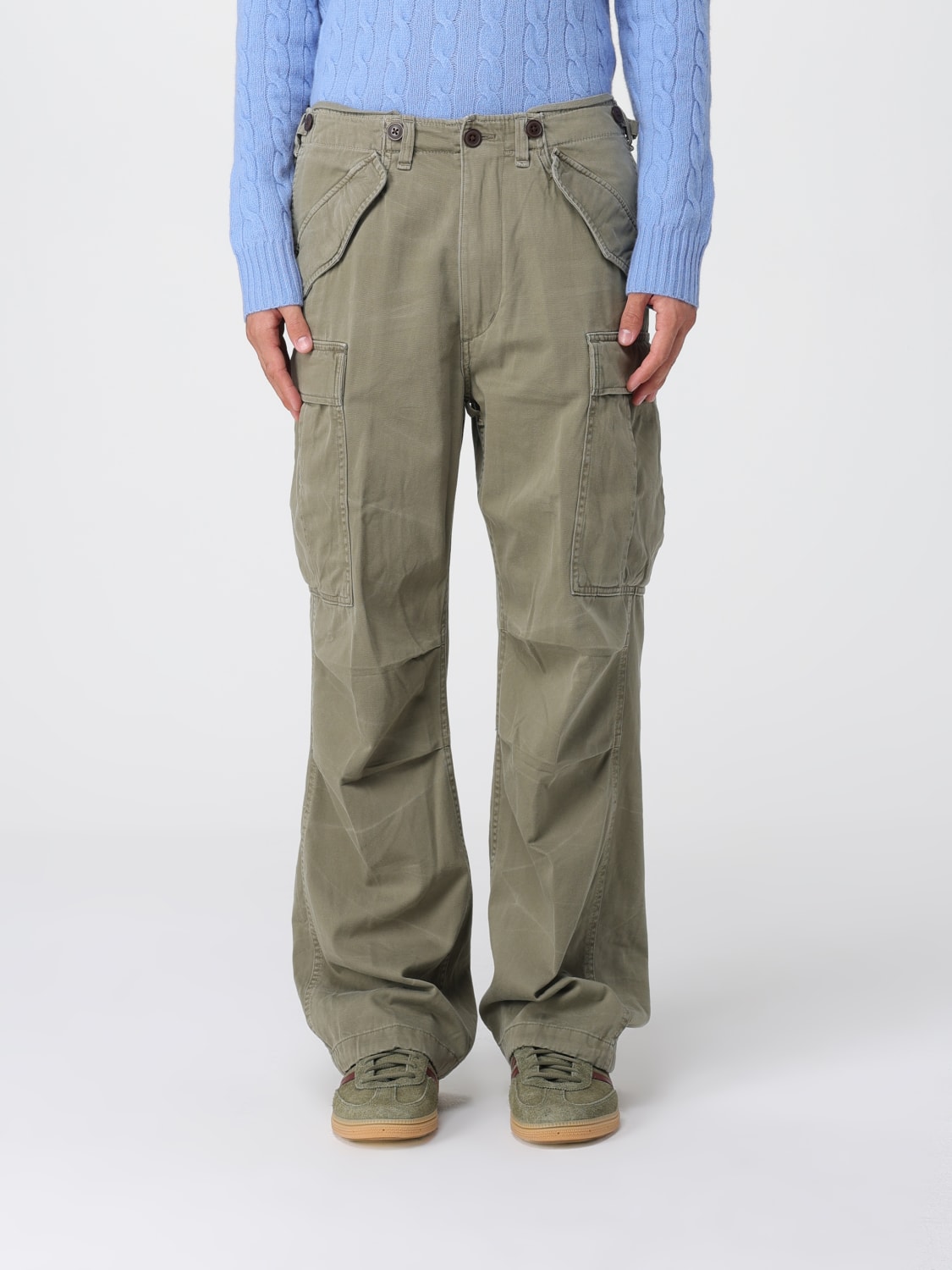 POLO RALPH LAUREN PANTALONI: Pantalone cargo Polo Ralph Lauren in cotone , Verde - Img 1