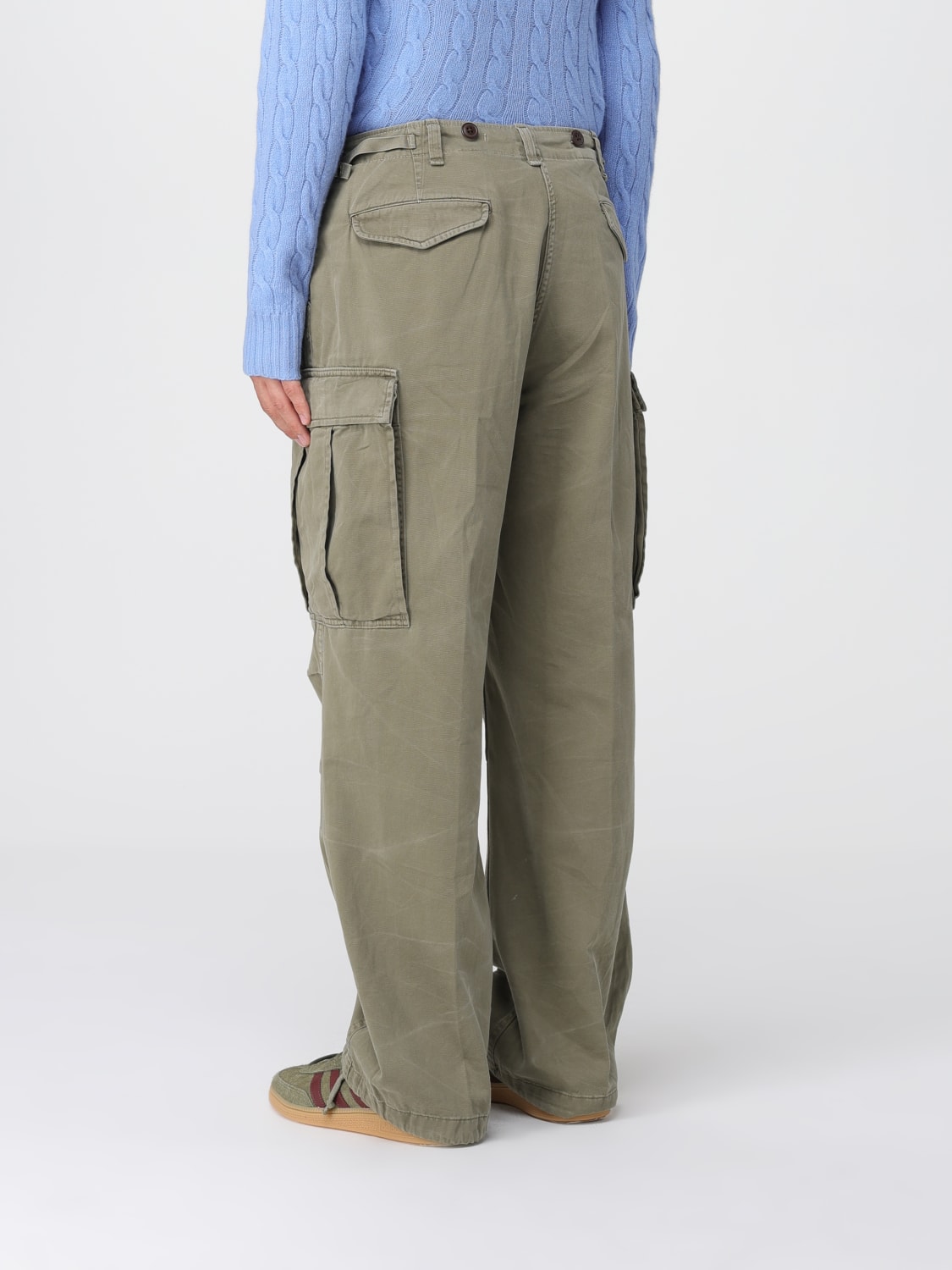 POLO RALPH LAUREN PANTALONI: Pantalone cargo Polo Ralph Lauren in cotone , Verde - Img 2