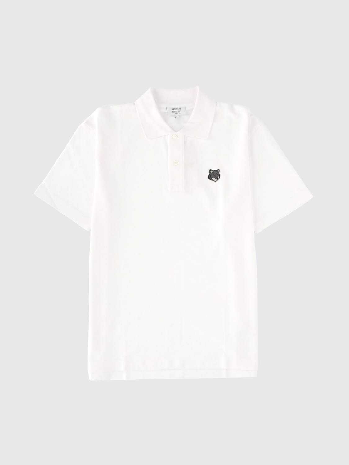 MAISON KITSUNÉ POLO: Polo hombre Maison KitsunÉ, Blanco - Img 1