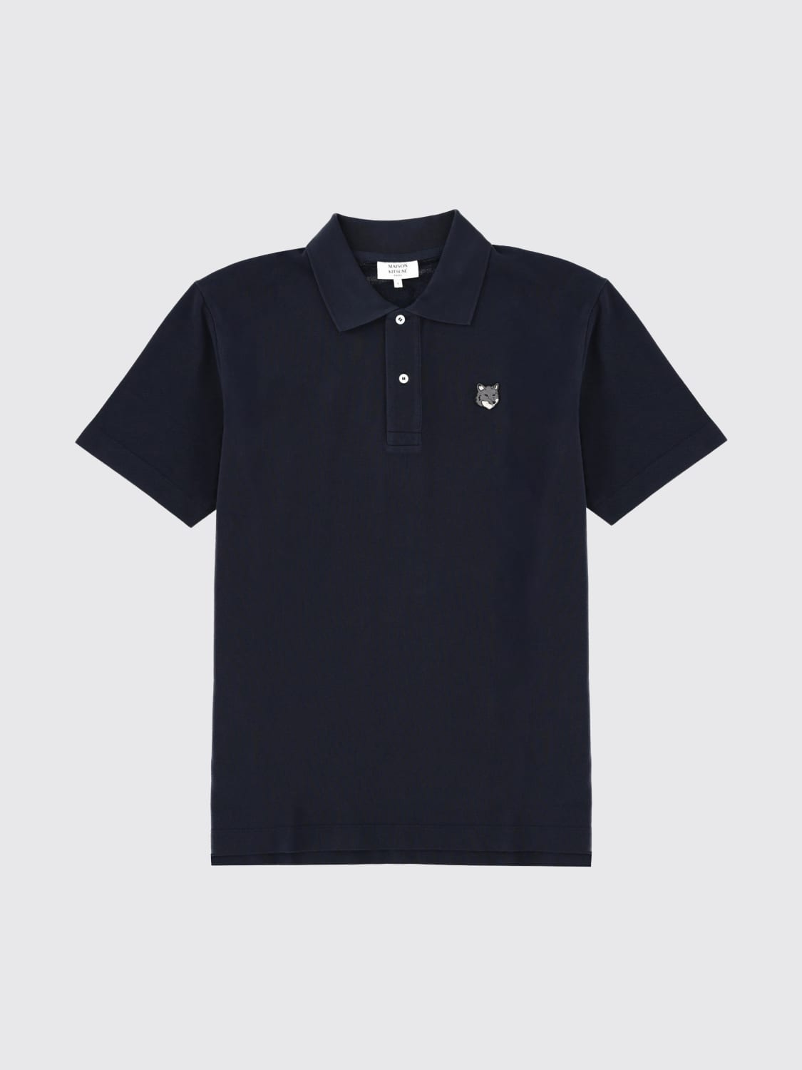 MAISON KITSUNÉ POLO: Polo hombre Maison KitsunÉ, Azul Oscuro - Img 1
