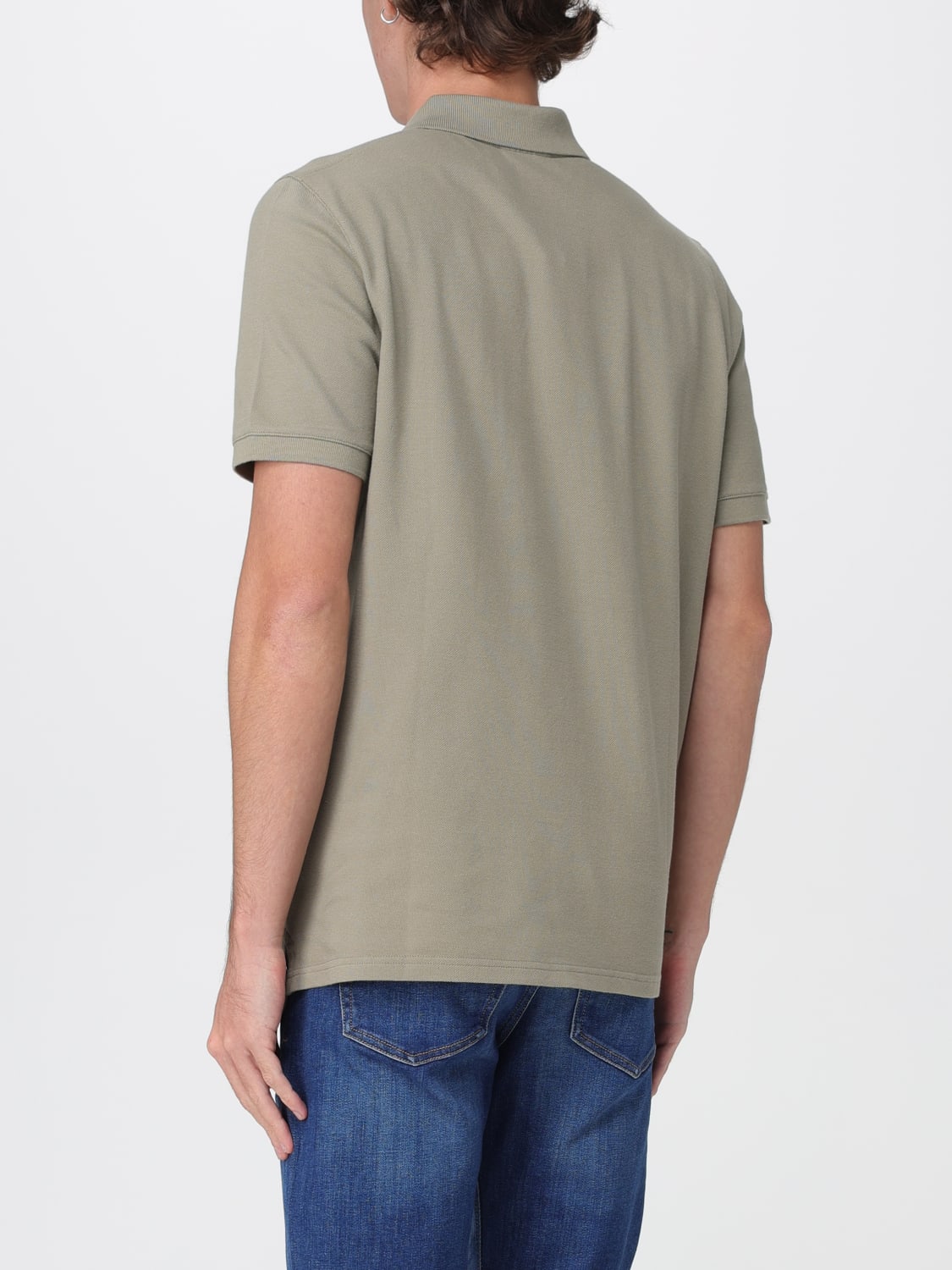 MAISON KITSUNÉ POLO: Polo in cotone con logo Maison Kitsuné, Verde - Img 2