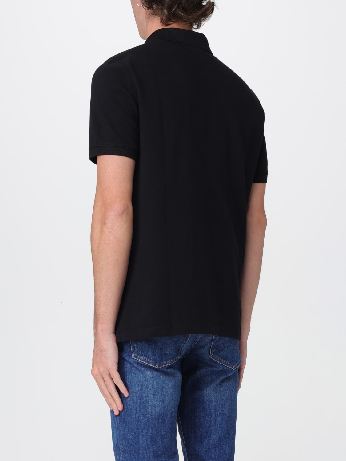 MAISON KITSUNÉ POLO: Polo herren Maison KitsunÉ, Schwarz 1 - Img 2