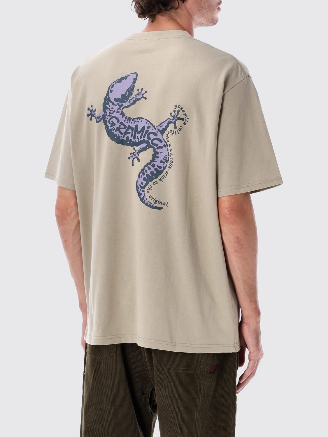 GRAMICCI T-SHIRT: T-shirt men Gramicci, Beige - Img 2