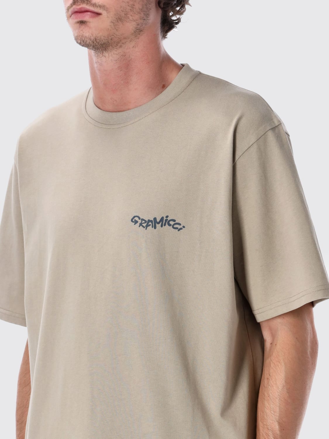 GRAMICCI T-SHIRT: T-shirt men Gramicci, Beige - Img 3