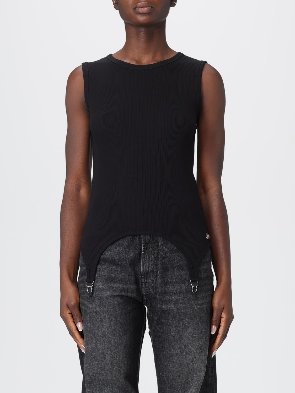 JEAN PAUL GAULTIER 上衣: 上衣 女士 Jean Paul Gaultier, 黑色 - Img 1