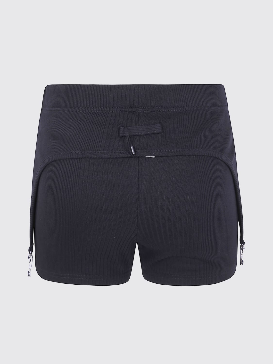 JEAN PAUL GAULTIER PANTALONCINI: Pantaloncino Jean Paul Gaultier in cotone stretch , Nero - Img 2